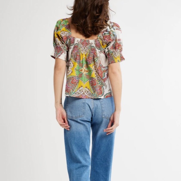 Millie CARO TOP IN KALEIDOSCOPE Size XS - Picture 4 of 9